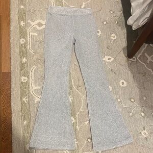 Aerie velour Light Gray Flared Leggings